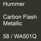 Preview: Hummer, Carbon Flash Metallic, 58 / WA501Q.